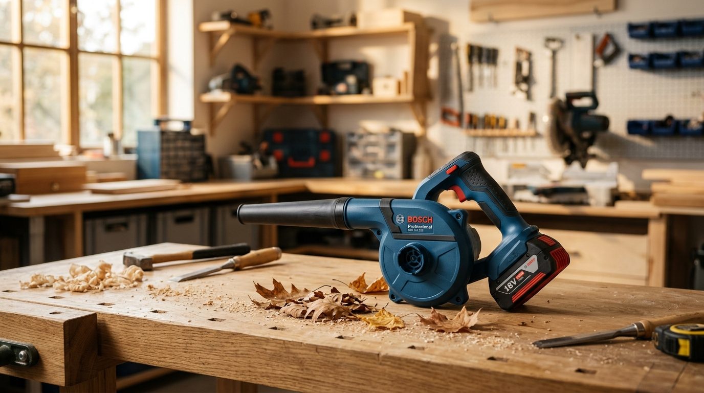 Avis Bosch Professional GBL 18V-120 : test complet du souffleur sans-fil d&rsquo;atelier et jardin